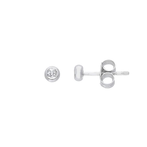 Orecchini Gioielleria Dossena  Donna in Oro Diamante 0.04 Ct 204737 - 204737